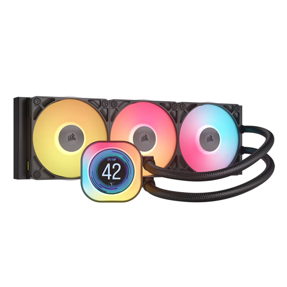 Ventilador Corsair iCUE LINK TITAN 360 RX 124.88 m³/h 2100rpm RGB LED Negro