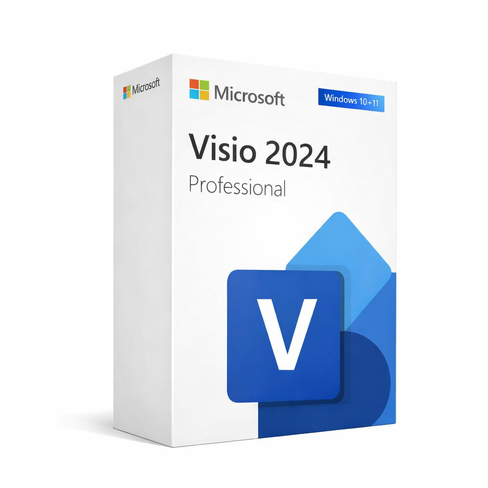 Microsoft Visio Professional 2024 - Licencia base - Descarga - Compatibilidad MacOS y Windows