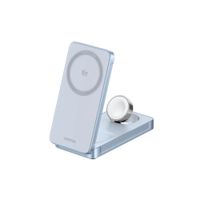 Cargador UGREEN 3 en 1 MagFlow 25W Qi2 Magsafe Inalámbrico Magnético Plegable W757 - 65901