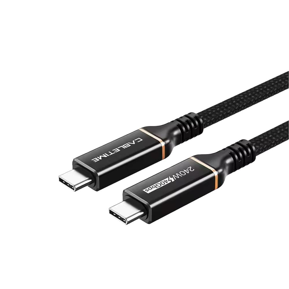 Cable Cabletime Cu40H Usb-C 4.0 40Gbps 100W 1M