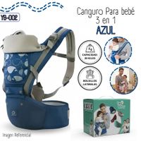 Canguro Ergonomico Para Bebes - Azul  YB-002