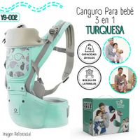 Canguro Ergonomico Para Bebés - Turquesa  YB-002