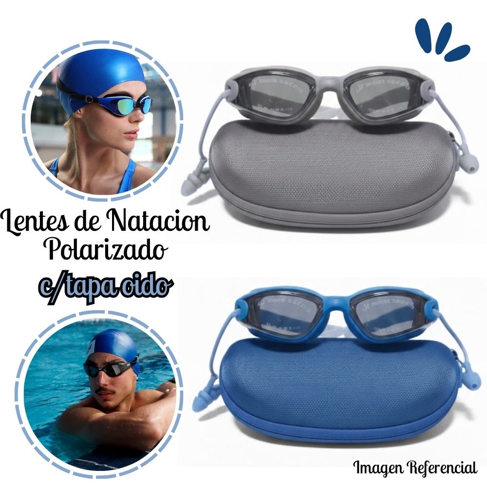 Lentes de Natación Con estuche Proteccion UV - NA