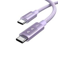 Cable Ugreen Uno Usb-C A Usb-C Pd Carga Rápida 1M Morado L509-65092