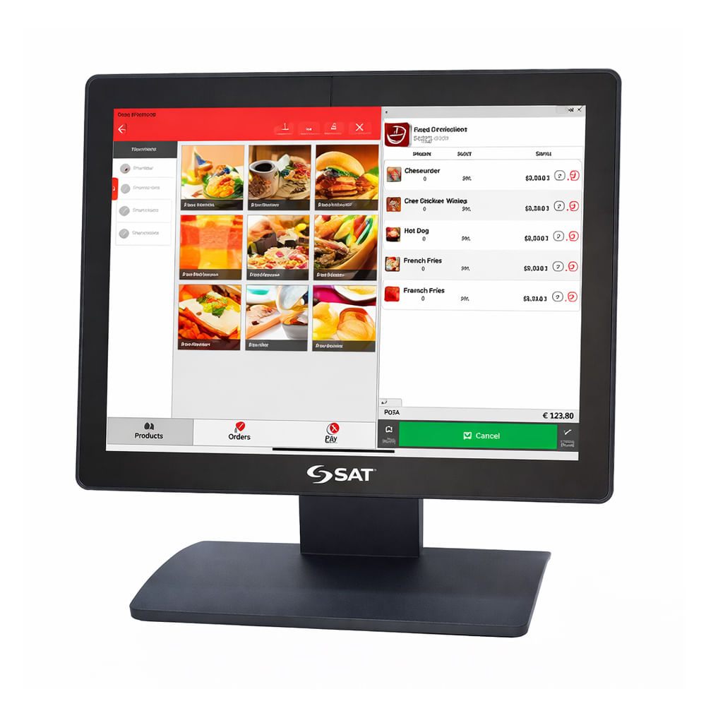 Monitor Touch SAT 1054FPH 15 Capacitivo HDMI VGA