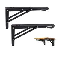 SOPORTE REPISA NEGRO 200MM x PAR