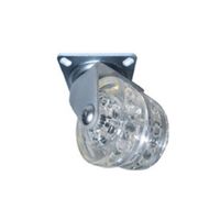 GARRUCHA DOBLE TRANSPARENTE 50MM CARGA 70KG