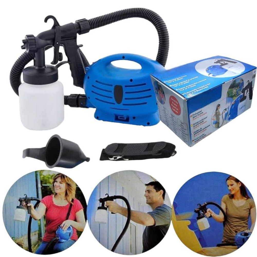 Kit Para Pintar Paint Zoom Compresor  Pistola  Recipiente