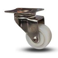 GARRUCHA AC INOX BLANCA 50MM CARGA 50KG