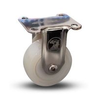 GARRUCHA FIJA AC INOX BLANCA 50MM CARGA 50KG
