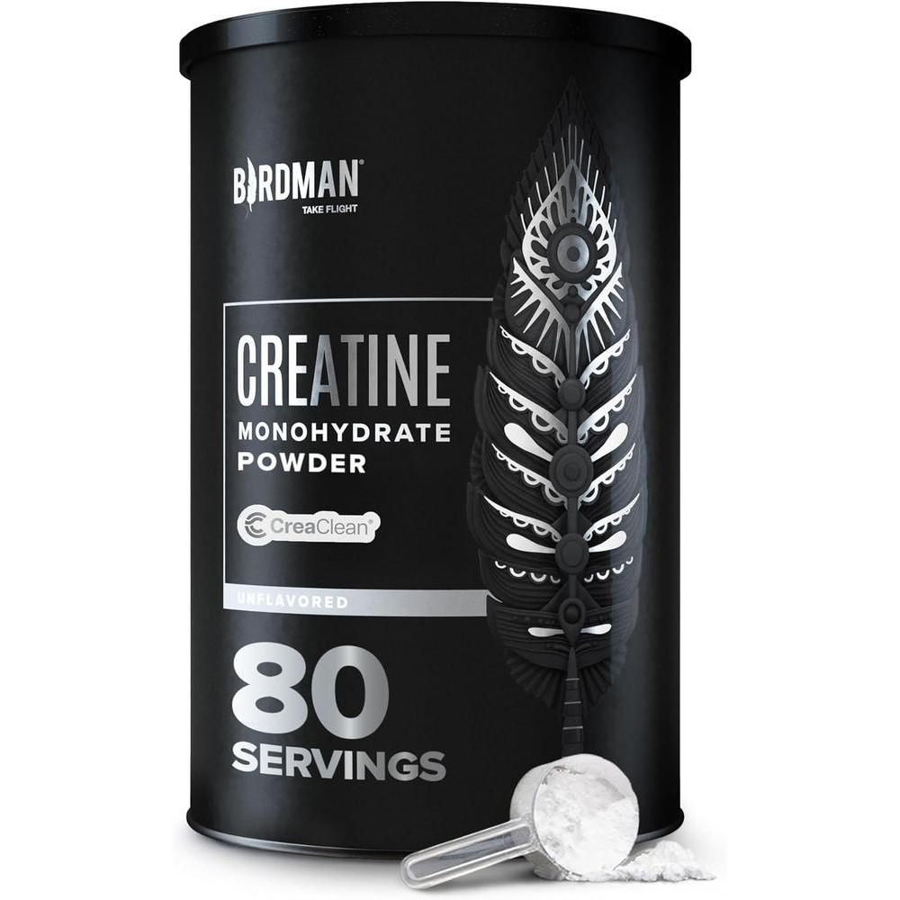 Creatina en polvo BIRDMAN vegana 80 porciones sin alérgenos