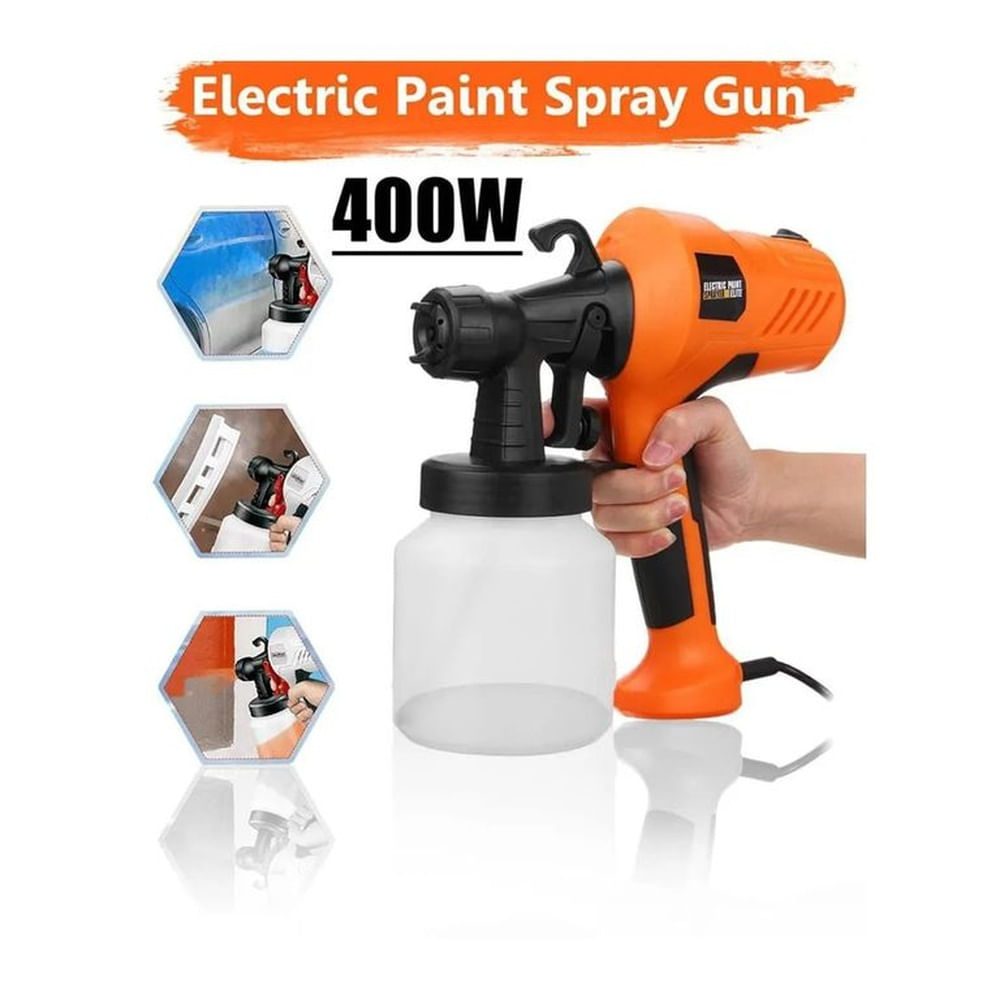 Kit para Pintar Spray Gun Compresor  Pistola  Recipiente