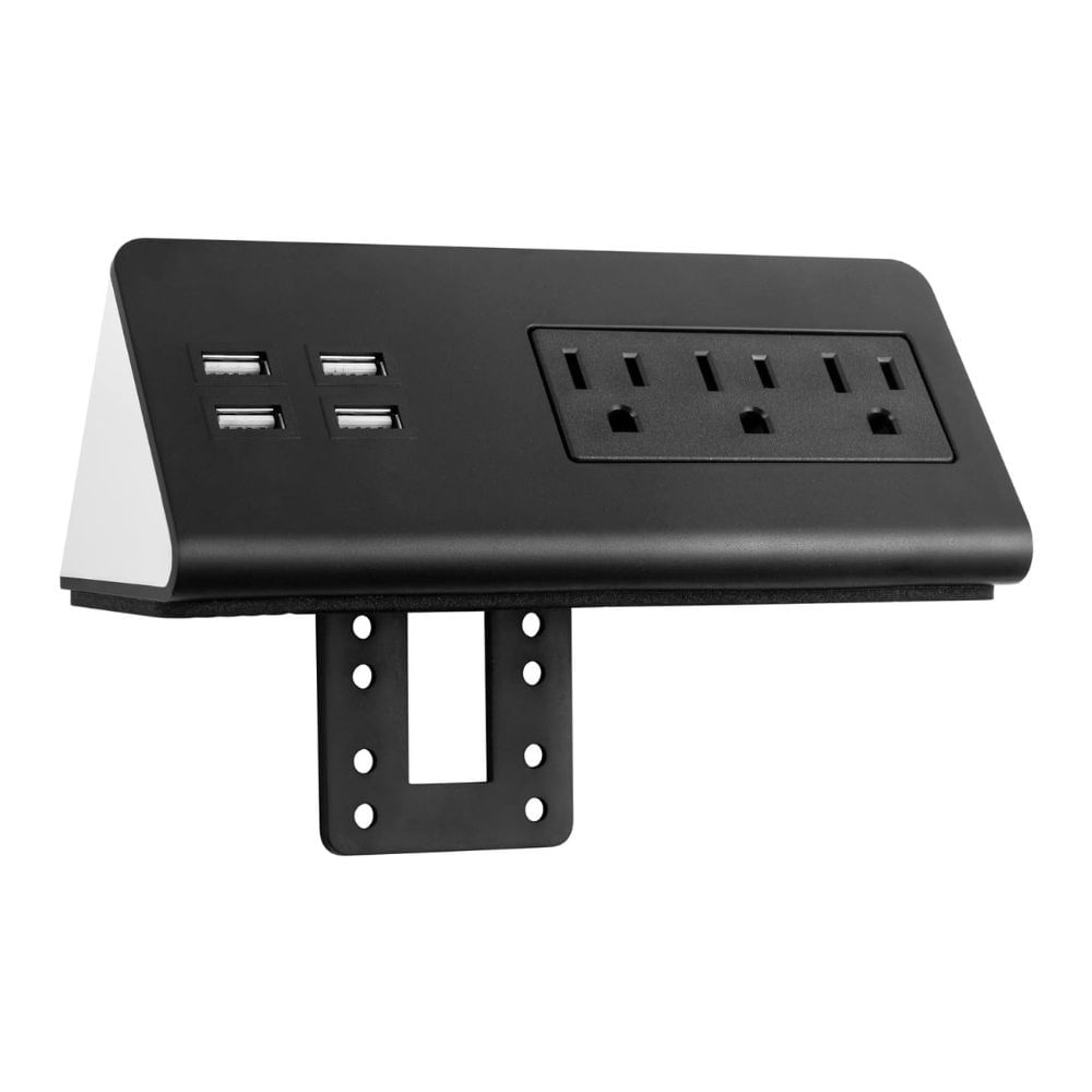 Tomacorriente empotrable 3 Enchufes 4 Puertos USB