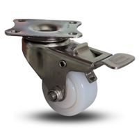 GARRUCHA FREN AC INOX BLANCA 50MM CARGA 50KG