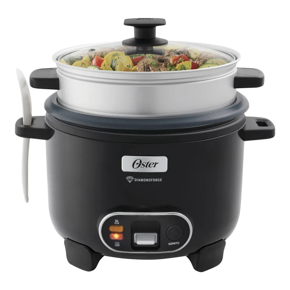 Olla Oster CKSTRC10DFBLK-053 Arrocera Recubrimiento DIAMOND FORCE