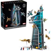 LEGO MARVEL AVENGERS TORRE CON 31 FIGURAS Y ACCESORIOS DE PELÍCULAS