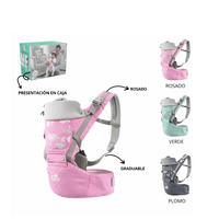 Canguro Portabebes Ergonomico 3 en 1 con Asiento Independiente para Bebe 0 a 36 Meses Hasta 20 kg