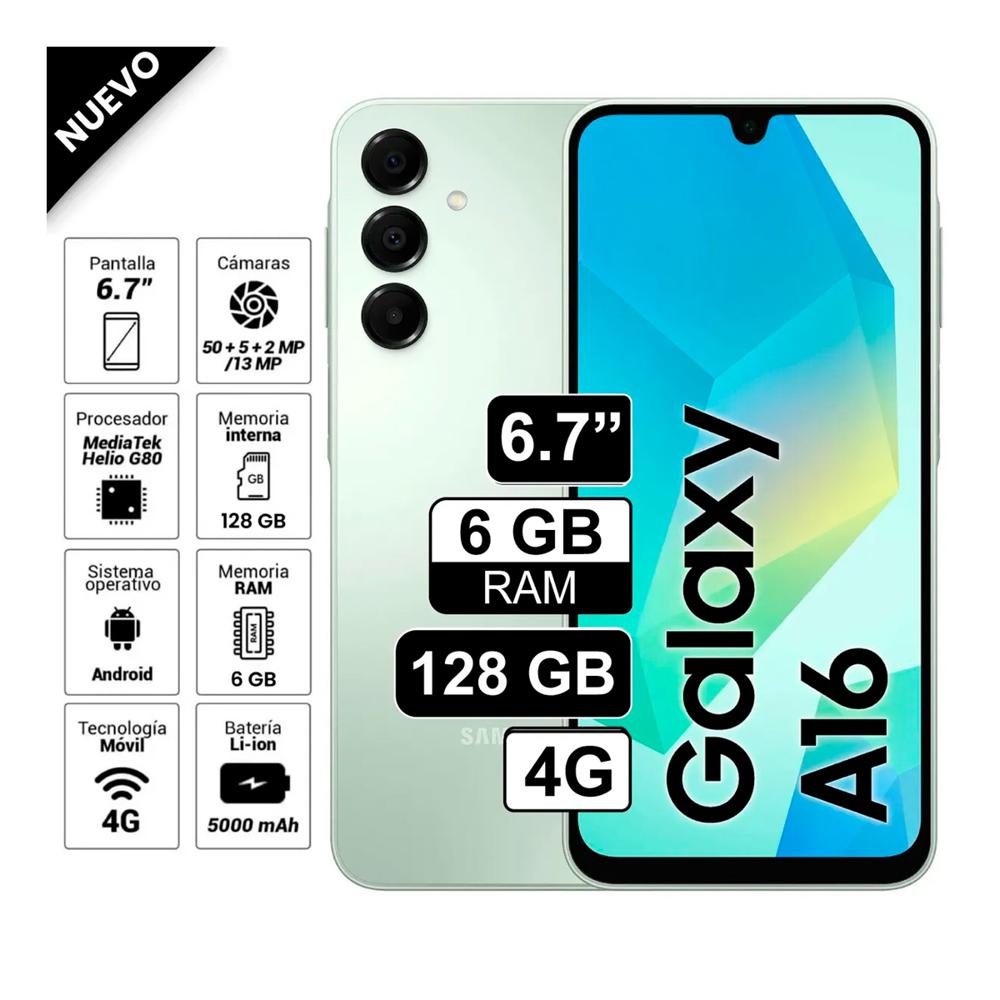 CELULAR GALAXY A16 4G 6RAM 128GB