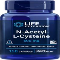 Life Extension N-Acetyl-L-Cysteine 600 mg 150 Capsules