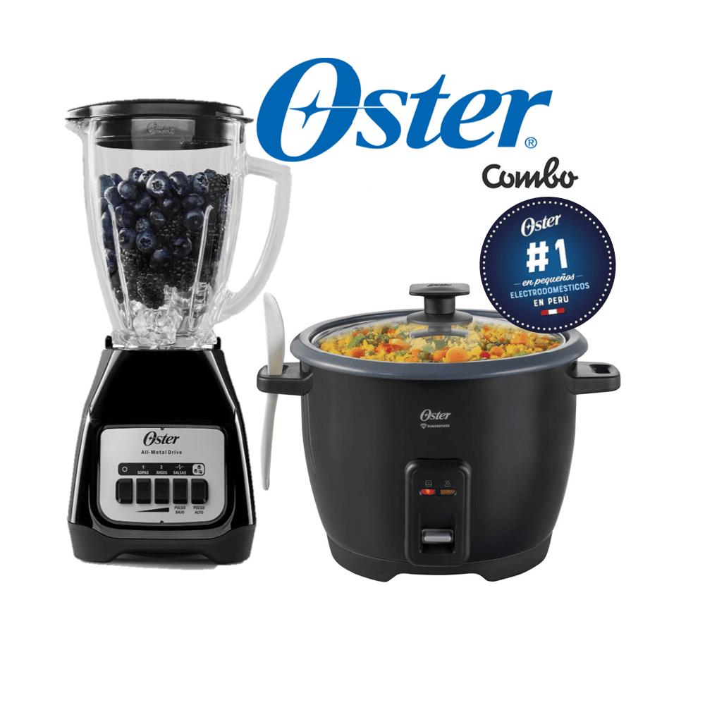 COMBO OSTER LICUADORA BLSTKAGBPB053 Y Olla Arrocera CKSTRCB10DFBLK