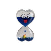 Botella de Calma Antiestrés en Forma de Corazón Color Azul