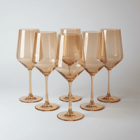 Copa de Vino Coral Translúcida  Diseño Elegante y Moderno