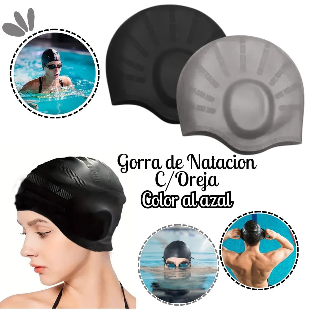 Gorro Con Oreja Para Natacion - NG