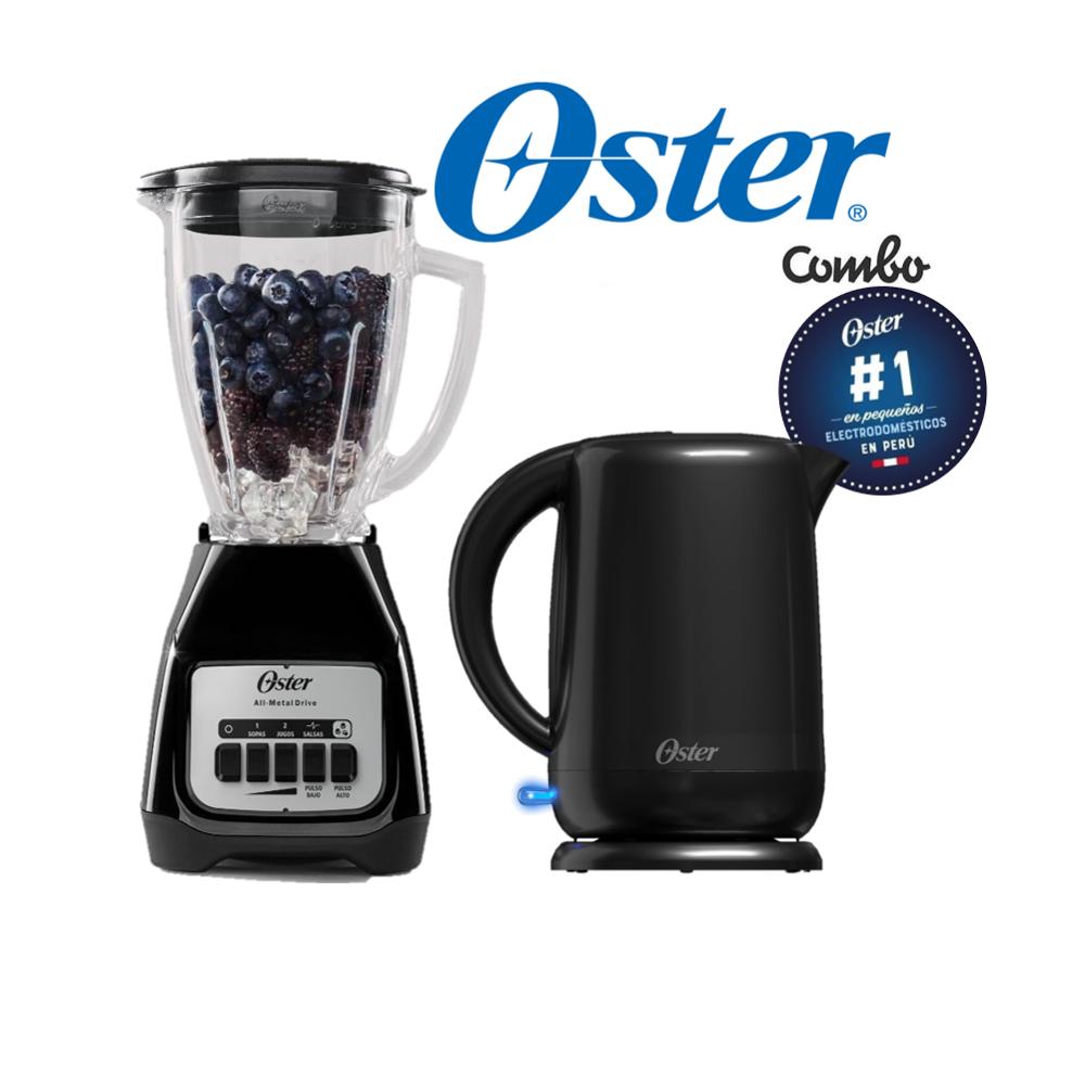 Combo Oster Hervidor BVSTKT3101 y Licuadora BLSTKAGBPB 1.5L