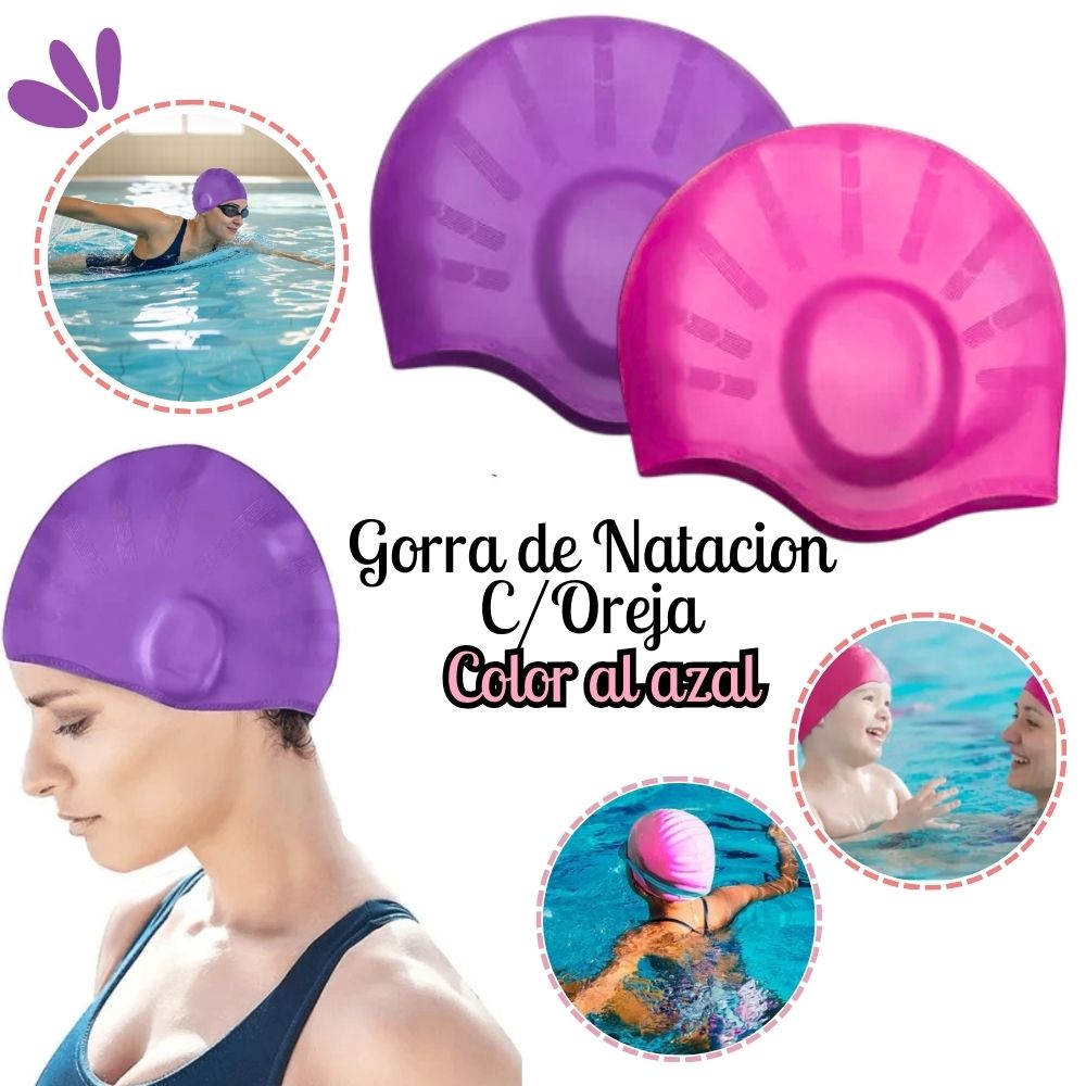 Gorro Con Oreja Para Natacion - MR