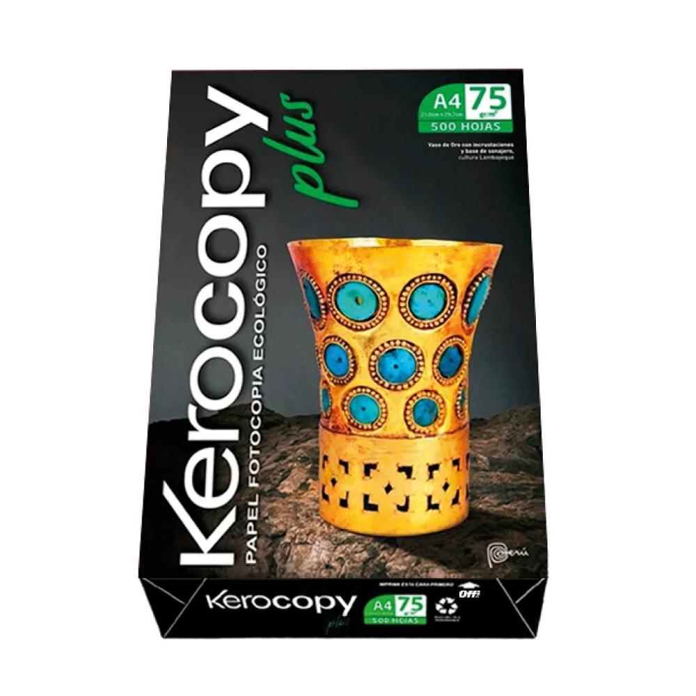 PAPEL BOND A4 KEROCOPY PLUS 75GR - 5 PQT 500H