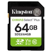 MEMORIA SD XC KINGSTON 64GB 100MBS