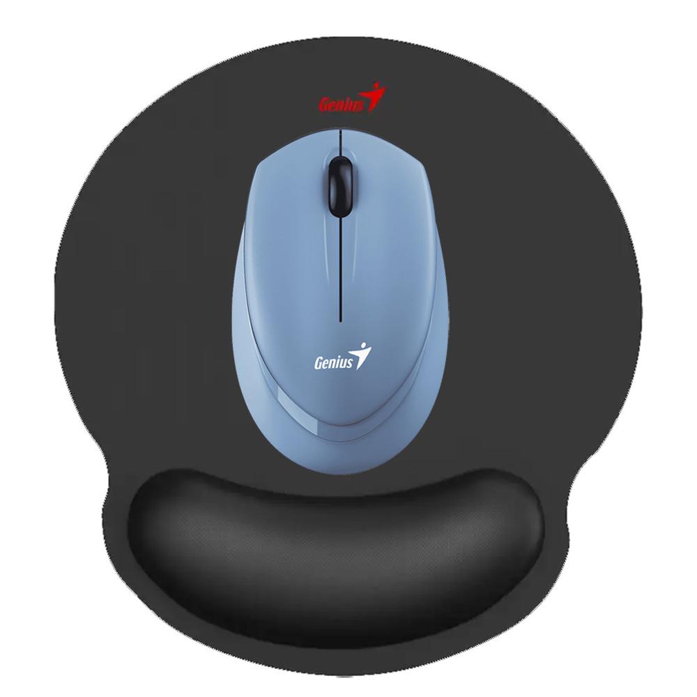 KIT GENIUS MOUSE NX-7009 AZUL Y PAD MOUSE G-WMP 100 CON DESCANSADOR