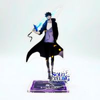 Figura Acrílica Solo Leveling Sung Jinwoo Adorno Anime