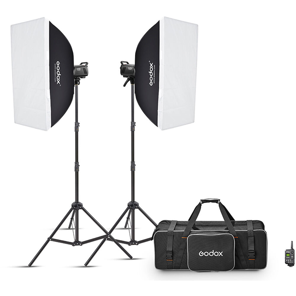 Kit de 2 Luces Godox Ms200 V Studio Flash Monolight