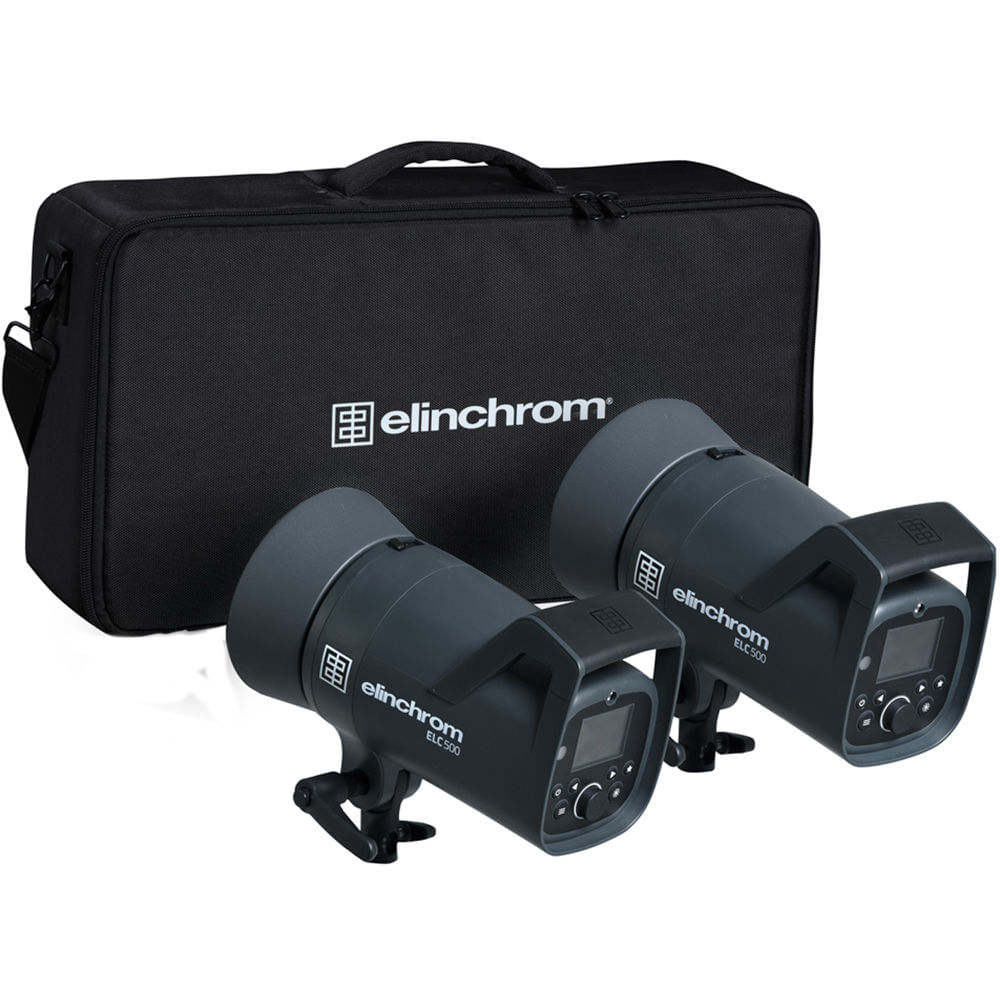 Kit de Monolight Elinchrom Elc 500 Dual Studio.