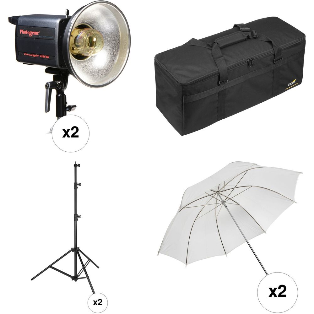 Kit de Dos Monolights Photogenic Powerlight Dr Uv 120Vac Kit de Dos Monolights Photogenic Powerlight Dr Uv 120Vac