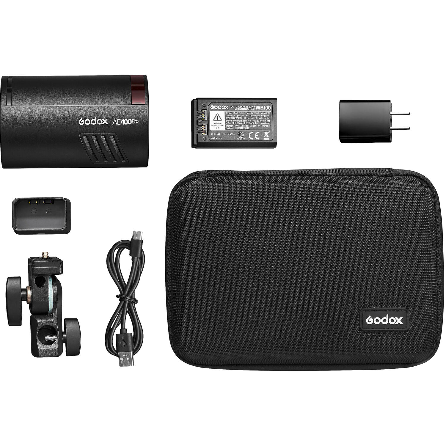 Flash de Bolsillo Godox Ad100Pro Negro