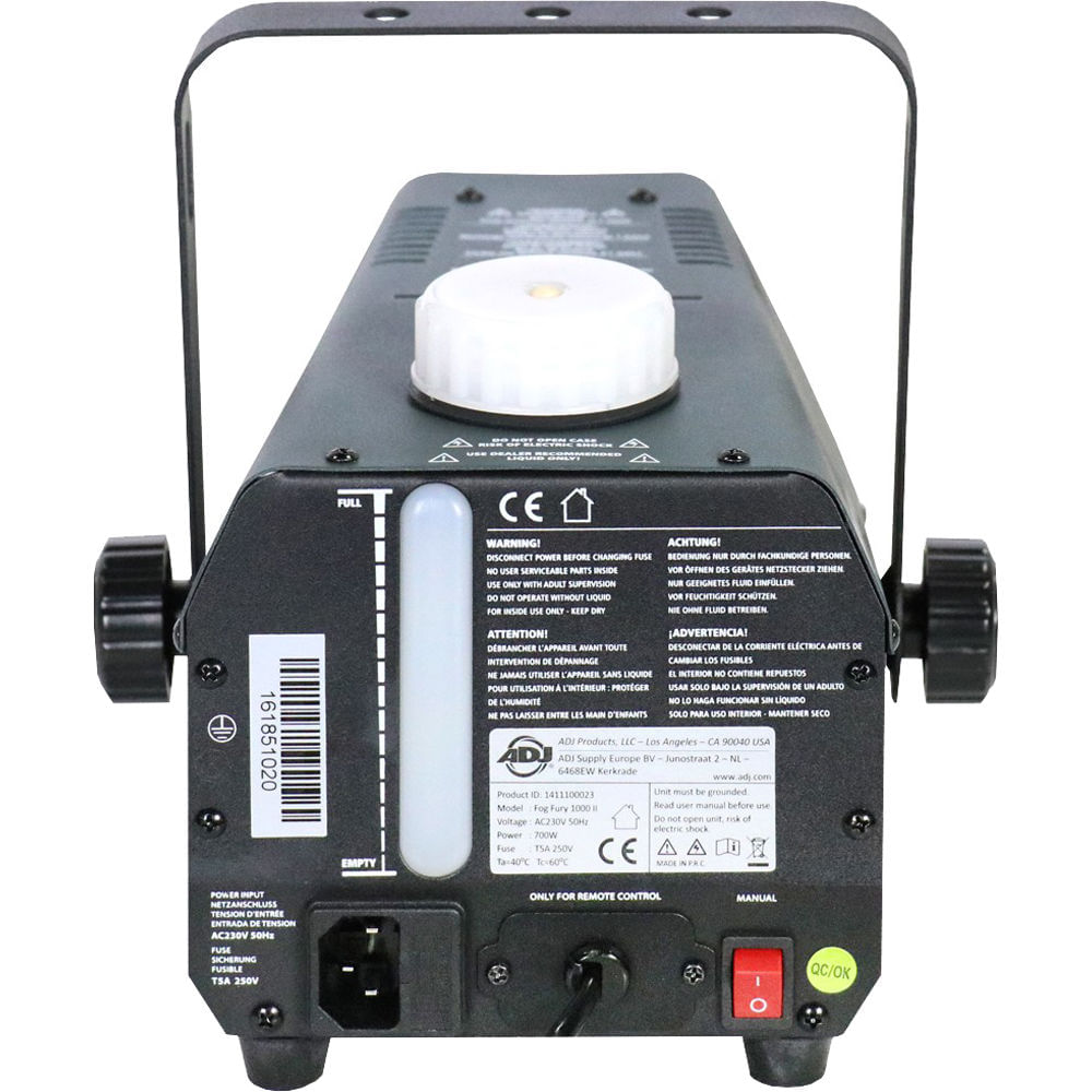 Máquina de Humo American Dj Fog Fury 1000 Ii Máquina de Humo American Dj Fog Fury 1000 Ii