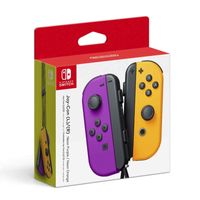 Joy Con  Nintendo Switch Neon Morado y Naranja