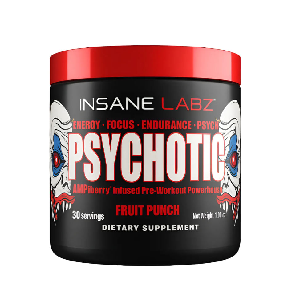 PRE ENTRENO INSANE LABZ PSYCHOTIC RED 30SERV