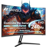 Sansui 24"" FHD 240 Hz Curvo 1500R VA 1 ms FreeSync HDR