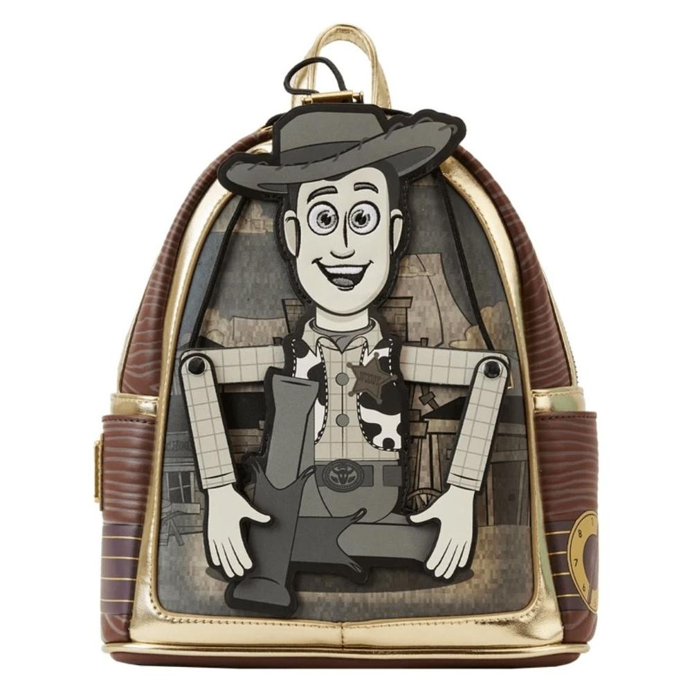 Mini Mochila Loungefly Toy Story Woody Sepia