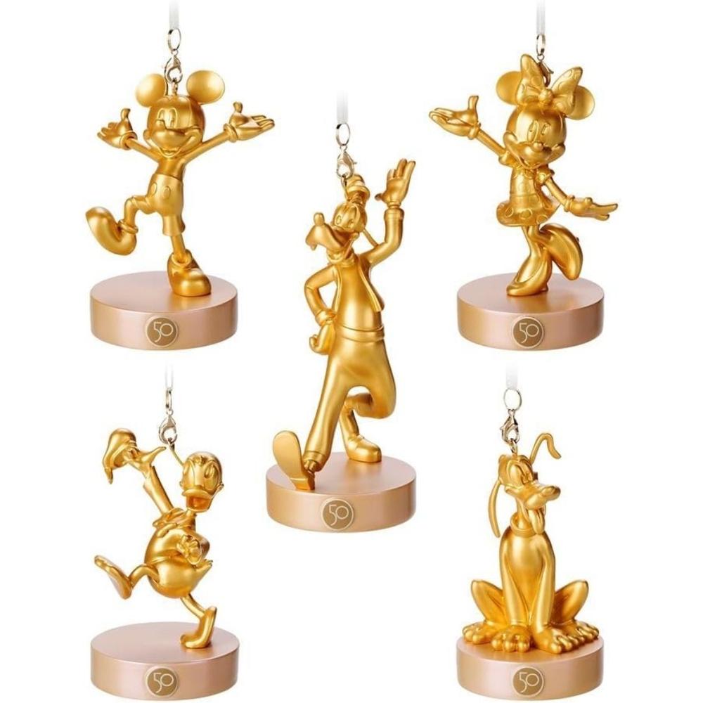 Ornamentos Adornos Arbol Navidad Disney Store Mickey y sus amigos 50 años