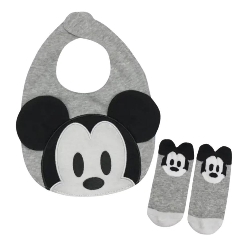 Babero y Medias Bebe Mickey Mouse Disney Store