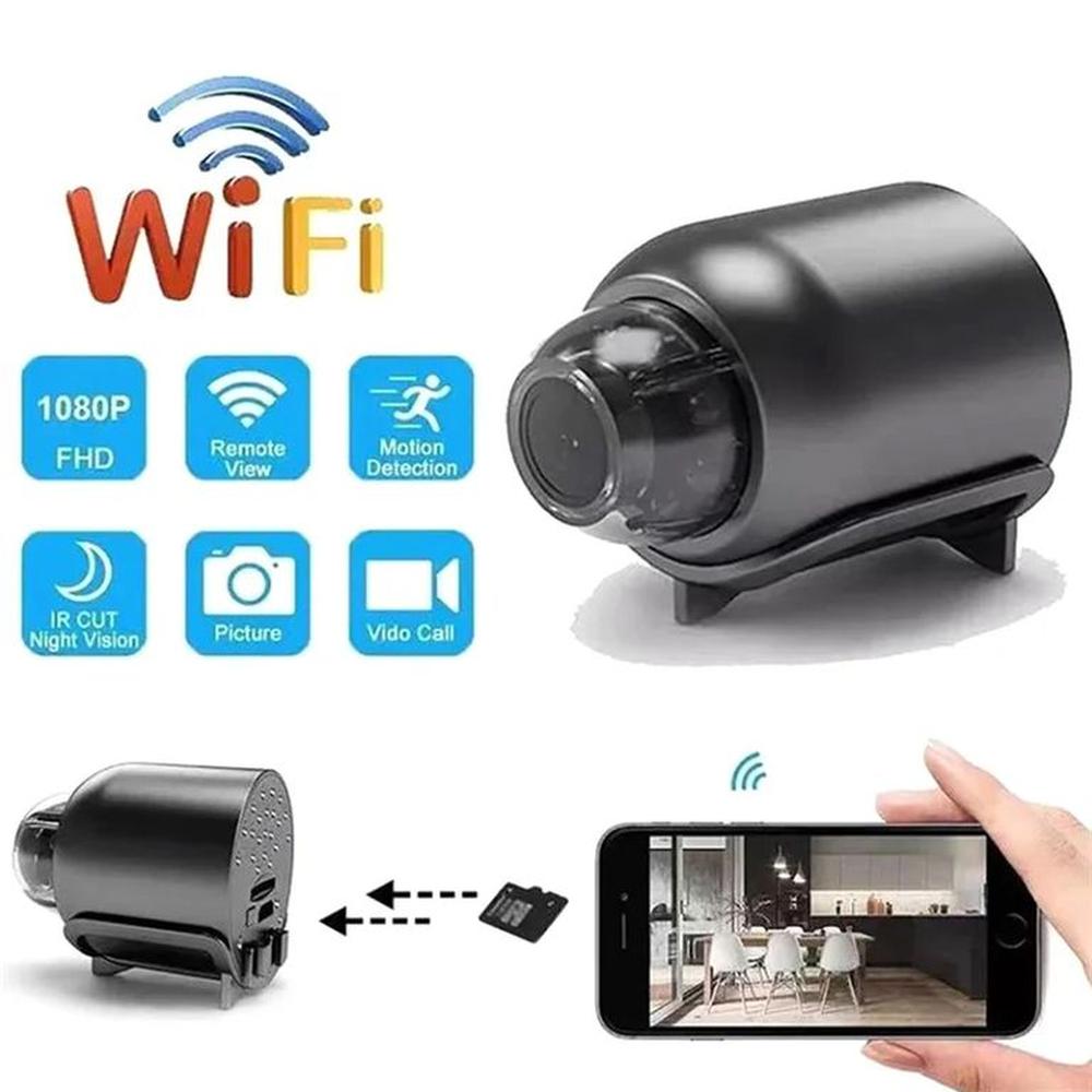 Mini Cámara Espía X5 HD Inalámbrica WiFiVideo Vigilancia Niños Mascotas Genieka Mini Cámara Espía X5 HD Inalámbrica WiFiVideo Vigilancia Niños Mascotas Genieka