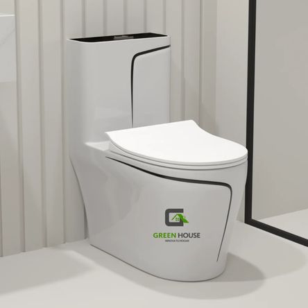 Inodoro de Lujo mediterraneo modelo europeo filo negro Inodoro de Lujo mediterraneo modelo europeo filo negro