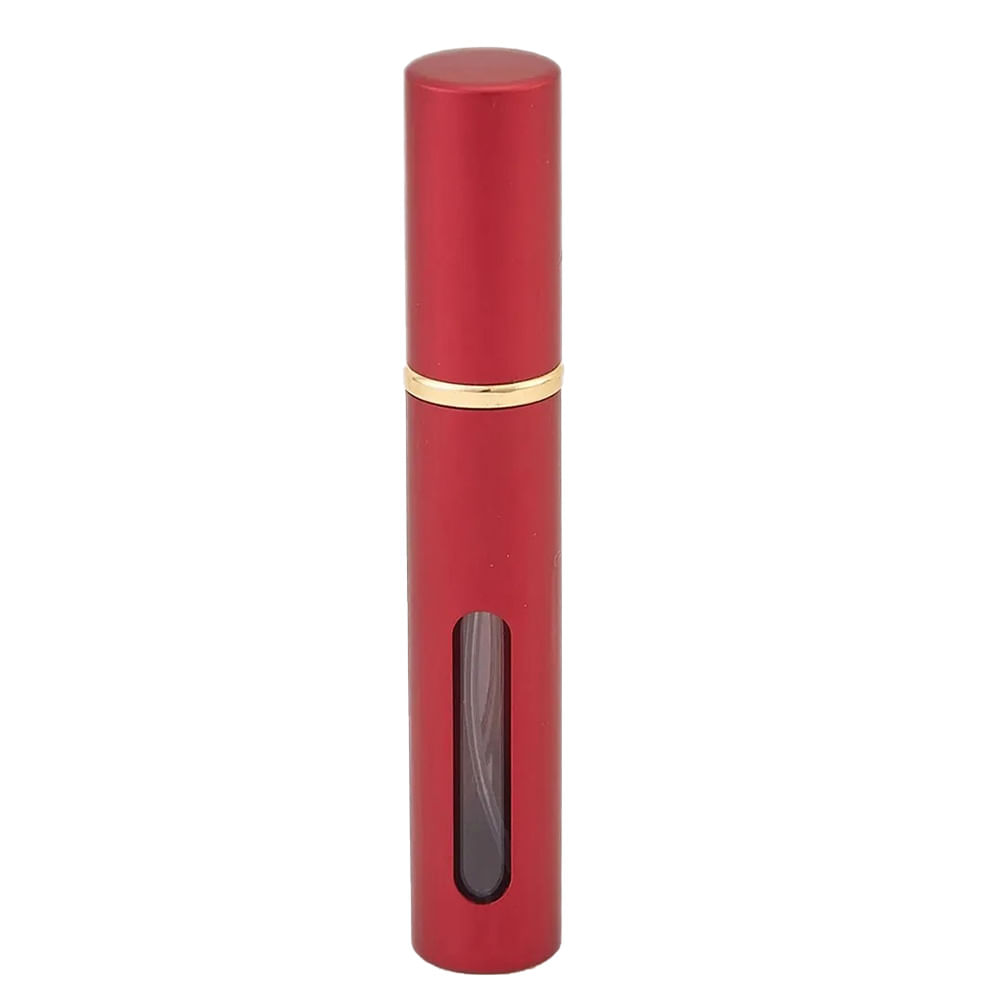 ATOMIZADOR DE ALUMINIO Y VIDRIO 10ML TRAVEL ROJO - APLICADOR