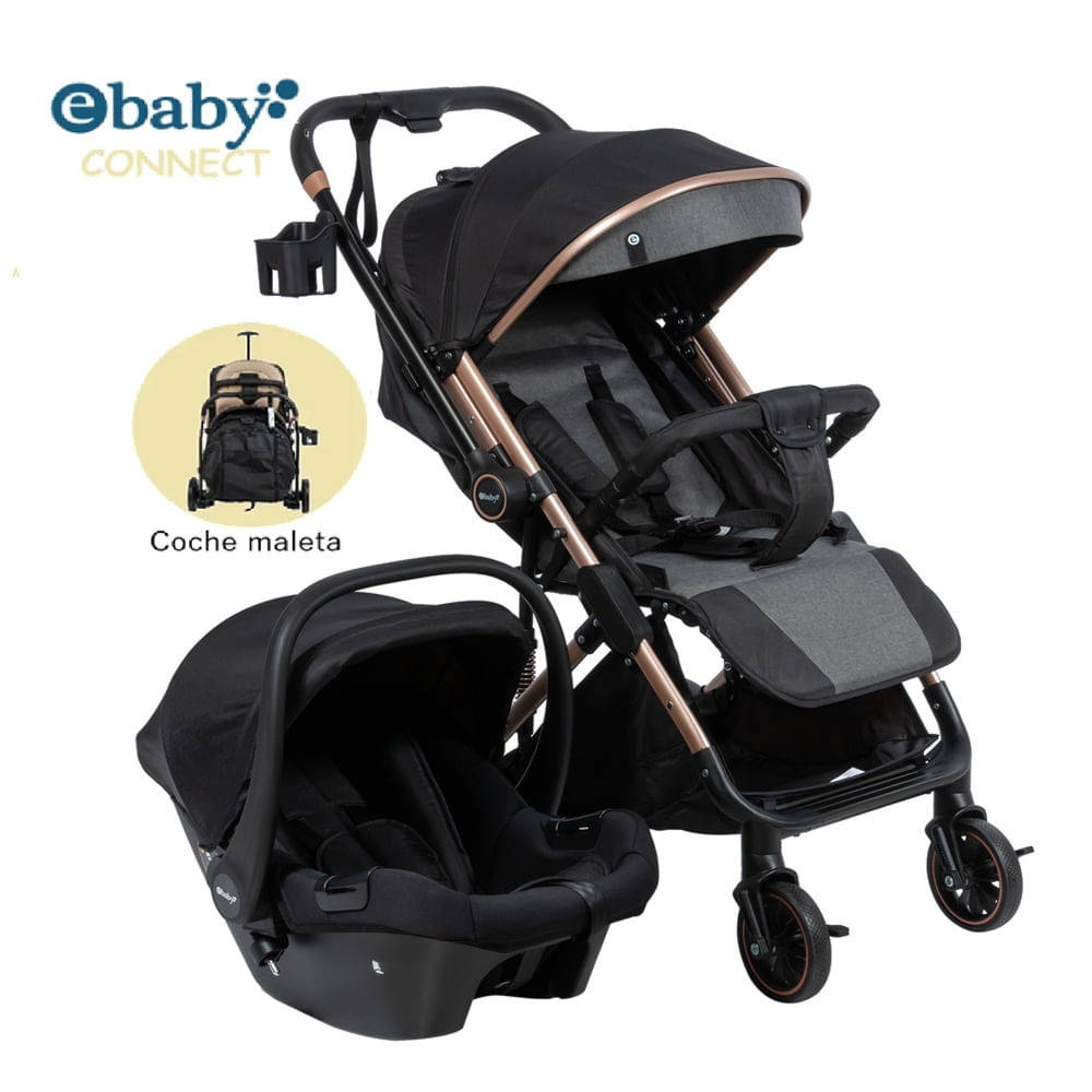 Coche Maleta Reversible CONNECT EB149 Negro Coche Maleta Reversible CONNECT EB149 Negro