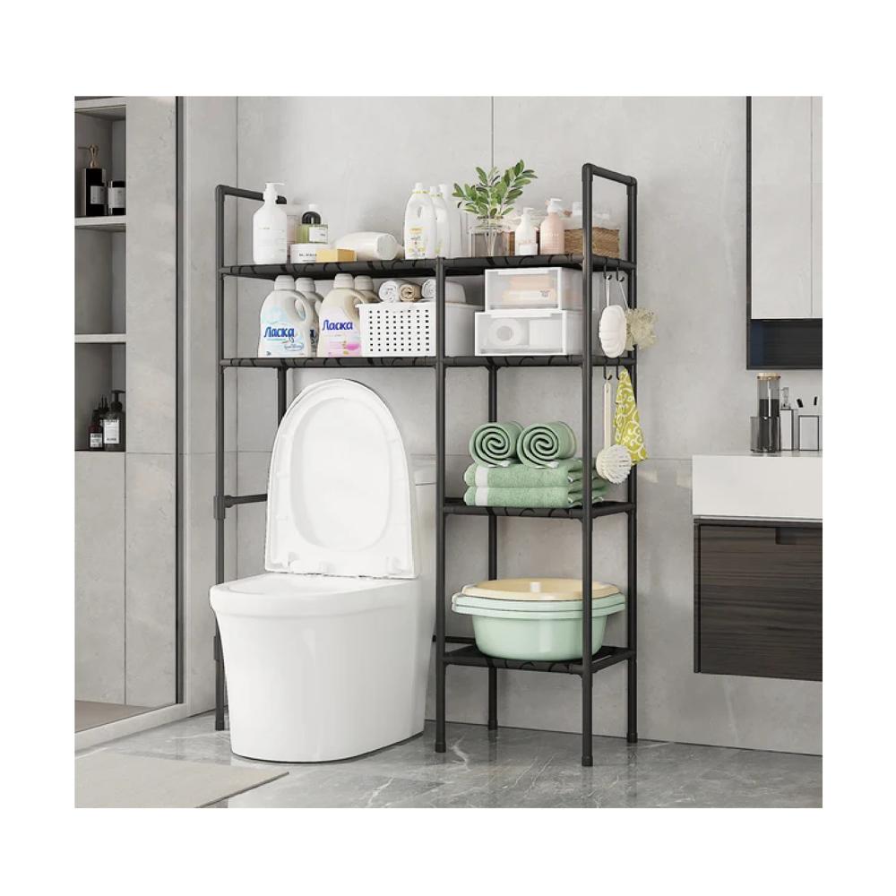 Organizador De Baño De 2 Pisos Color Negro Organizador De Baño De 2 Pisos Color Negro