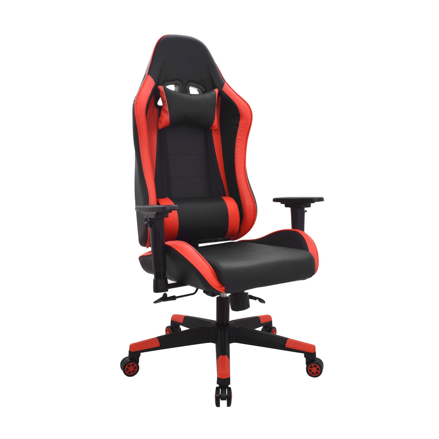 Silla Gamer Leaf Negro y Rojo Ofideas